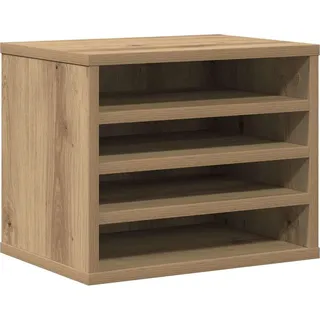 vidaXL Schreibtisch Organizer Artisan-Eiche 36 x 26 x 29.5 cm - Braun