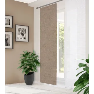 HOME in green Schiebegardine »ESTRA« Paneelwagen 1 Stk. tlg. DIGITALBEDRUCKT, BAMBUSOPTIK RECYCELT, grau