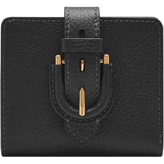 Fossil Damen Harwell Small Tab Bifold Wallet, Schwarz (klein), Einheitsgröße