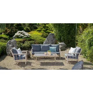 Garden Impressions LOMBOK Bambus Optik Alu Lounge Gartenmöbel Set Sitzgruppe
