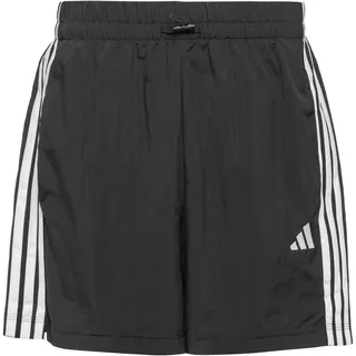 adidas Damen, Essentials 3-Stripes Lifestyle Woven Shorts, Black/White, S,
