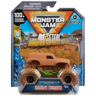 Monster Jam, Mystery Mudders, offizieller Monster Truck aus Druckguss im Maßstab 1:64, zum Waschen und Entdecken (Designs variieren)