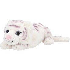 Bild von Fantasy Tiger - Kuscheltier Tiger mit weißem Fell und Glitzeraugen, ca. 50 cm großer Plüschtiger