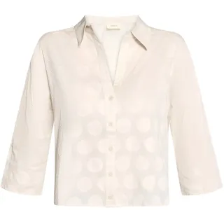 Cartoon Klassische Bluse "Oversize-Bluse mit Kragen", beige