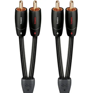 AudioQuest Audiokabel 2 x RCA-Stecker - 2 x RCA-Stecker 1,0m (62360)