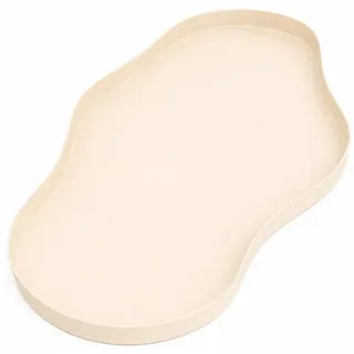 Loft42 Tablett Brew Beige , Metall , 37x3x65 cm , Geschirr, Tischkultur & Serviergeschirr, Tabletts