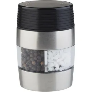 APS 2in1 Salz- und Pfeffermühle 10 cm Silber unbefüllt