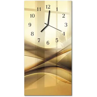 Tulup Wanduhr 30,0 cm 30x60 Beige
