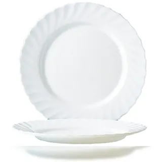 Arcoroc 6 ARCOROC Teller Trianon White weiß 24,5 cm