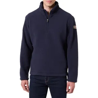 NAPAPIJRI Treser Half-Zip Kragen Fleece Blue Marine, blau, L