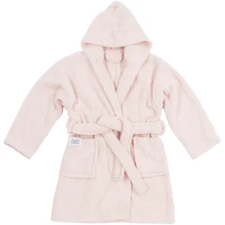 Meyco Baby Uni Frottee Bademantel (Kinderbademantel aus 100% Baumwolle, wunderbar weich, hochwertige Qualität, feuchtigkeitsabsorbierend, Größe: 86/92), Soft pink