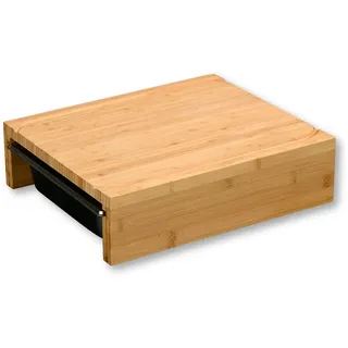 KESPER Schneidebrett mit Auffangschalen Schneidebrett, Braun