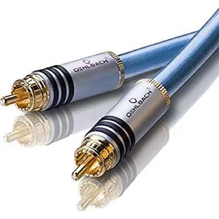 Oehlbach Audio Kabel RCA-Stecker - RCA-Stecker 0,5m (D1c13200)