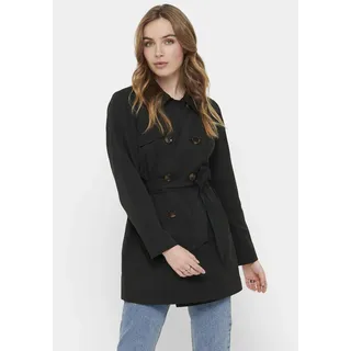 Only Trenchcoat ONLVALERIE TRENCHCOAT OTW NOOS«, schwarz