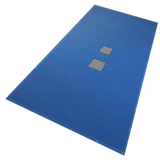 VOUNOT Poolabdeckung blau 5X10 m