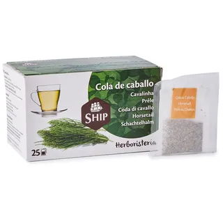 Ship - Schachtelhalm-Infusion in einer Box mit 25 Einheiten - Hilft beim Abnehmen, verbessert die Widerstandsfähigkeit von Nägeln und brüchigem Haar - Entzündungshemmende Wirkung - Kräuter
