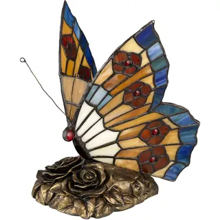 Abatjour Tiffany Tiffany Tier Lampen Vetro 1 Luce G9 3 Ledw 3000K 240Lm - Bunt