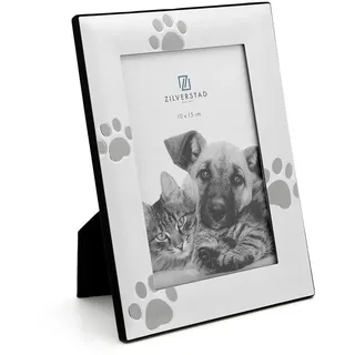 Zilverstad 8015231 Fotorahmen Pfotenabdruck 10 x 15 versilbert anlaufgeschützt