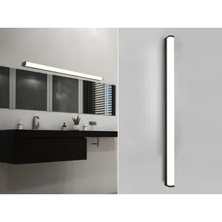Trio LED Wandlampe Bad FABIO Schwarz 120cm - Schwarz