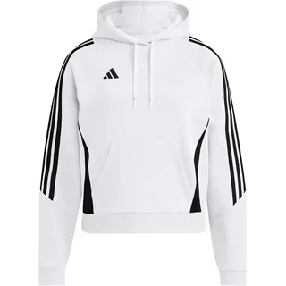adidas Tiro24 Hoodie Weiss/Schwarz M