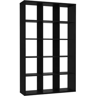 Forte Mauro Raumteiler 107,2 x 32,9 x 176,3 cm Schwarz