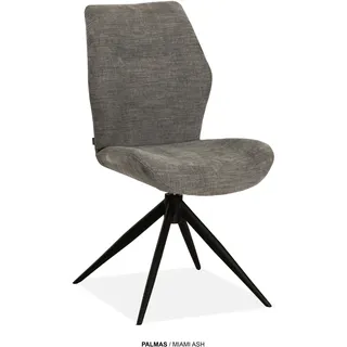 omg design Esszimmerstuhl Palmas Polyester schwarz 2er Set