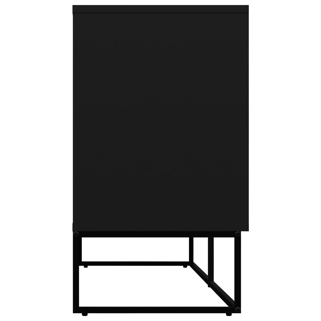 Bild von Sideboard, schwarz - 176x76x43 cm