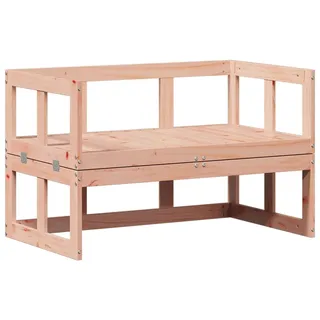 vidaXL 2-in-1 Gartensofa Verlängerbar Massivholz Douglasie - Braun