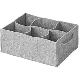 ProPlus 761475 Becherhalter 29x20,5x11,5 cm Tassenhalter Wohnmobil max. Ø10,5cm Tassen Halter mit Klettverschluss Farbe Grau aus Filz