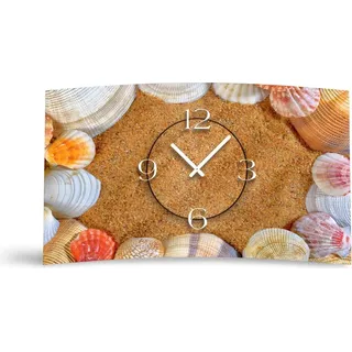 Digital Designer Art Muscheln Designer Wanduhr modernes Wanduhren Design leise kein ticken DIXTIME 3DS-0394