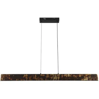 Dieter Knoll Led-Hängeleuchte , Multicolor, Schwarz , Metall, Kunststoff , Camouflage , länglich , 7x120x110 cm , Farbtemperaturwechsler , Lampen & Leuchten, Innenbeleuchtung, Hängeleuchten, Pendelleuchten