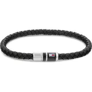 Tommy Hilfiger Jewelry Geflochtenes Lederarmband für Herren - Erhältlich aus Schwarz, Blau und Braun