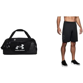 Under Armour Unisex UA Undeniable 5.0 Duffle MD Backpack & Herren Tech Graphic Short, atmungsaktive Sweatshorts für Männer, komfortable Kurze Hose mit Loser Passform