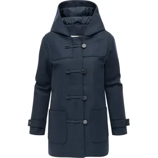 Wintermantel RAGWEAR "Wintermantel Duffina YOUMODO", Damen, Gr. M, blau (navy), Obermaterial: 100% Polyester PES.  Obermaterial: Futter: 100% Polyester PES. 100% Polyester PES., Mäntel Wintermantel