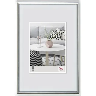 walther design Bilderrahmen silber 9 x 13 cm Galeria Kunststoffrahmen KS913H