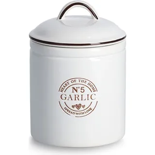 Zeller Knoblauchtopf weiß 12 x 17,5 cm 0,88 l