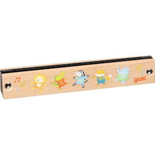 GoKi Kinder-Mundharmonika 61857 18cm 24 Töne Holz/Kunststoff