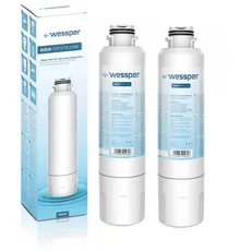 Wessper 2x Wessper Kühschrank Wasserfilter | Kompatibel mit Samsung DA29-00020B, DA97-08006A-B, HAF-CIN EXP, DA29-00020A, DA29-00019A, DA97-08006, DA97-08043ABC