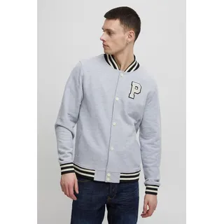 11 Project Collegejacke »Collegejacke PRValen« ohne Kapuze, grau