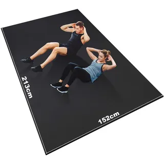 innhom Bodenschutzmatte Fitnessgeräte Fitness Sportmatte Fitnessmatte rutschfest, Hochstrapazierfähige Unterlegmatte Schutzmatte für Laufbänder