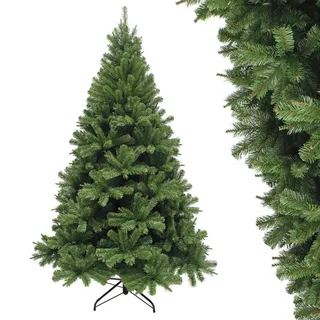 AURSTORE BASA Künstlicher Weihnachtsbaum 120 cm, mit Realistischem Design, Dichte Äste und Stabilem Metallständer – Perfekt für die Weihnachtsdekoration, Christmas Tree Tannenbaum künstlich (120 cm)