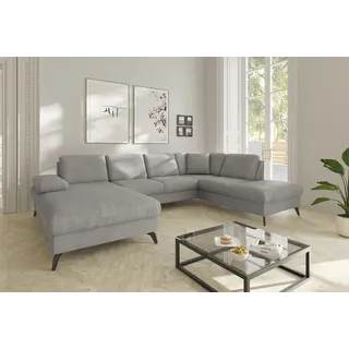 sit&more Wohnlandschaft »Morris Jubi U-Form, B: 300 cm« mit Armteilfunktion & 1 Zierkissen, optional Bettfunktion,
