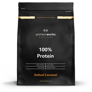 Protein Works – 100% Protein, 1,25 kg, proteinreiche Mischung, 41 Portionen, Salted Caramel