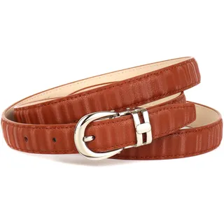 Anthoni Crown Damen Taillengürtel Hüftgürtel Gürtel, Braun, 70