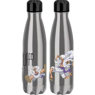 One Piece Thermosflasche Luffy Gear 5 Silver