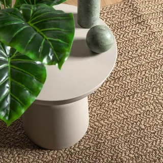 vidaXL Teppich 140x200 cm Jute-Optik Innen und Außen - Braun