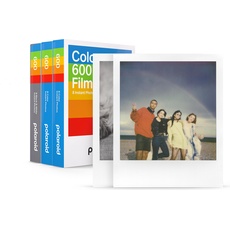 Bild 600 Color Film Triple Pack 3x8 Sofortbild-Film Weiß, farbig