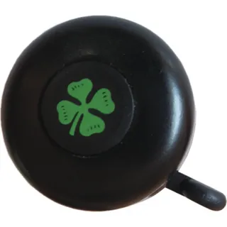 Reich 137566K Sicherheitsglocke Kleeblatt sw Messing, Ø 55mm auf SB-Karte, schwarz - Schwarz
