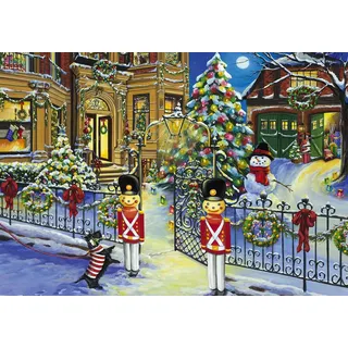 Bluebird Puzzle Weihnachts-Puzzle Christmas House - 1000 Teile