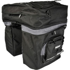 Bild Gepäckträgertasche 3-fach schwarz